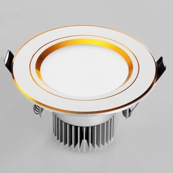 LED ÂM TRẦN 3 MÀU ĐẾ TẢN NHIÊT ĐÚC