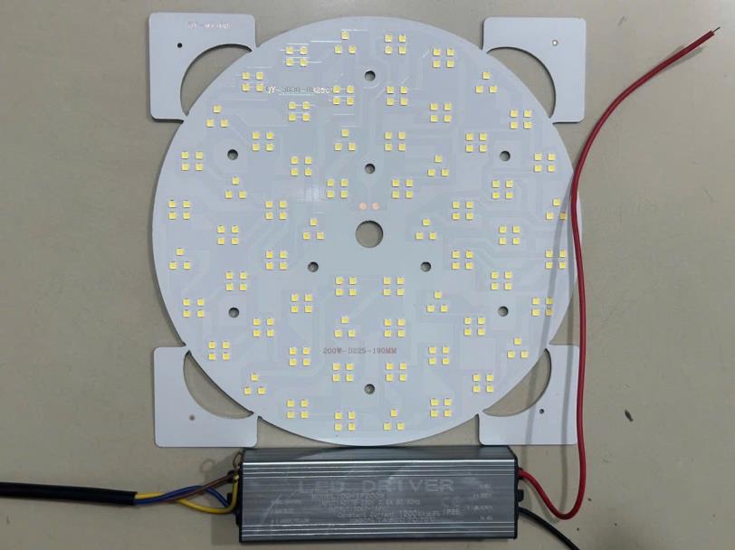 Bộ mạch led và nguồn  linh kiện đèn nhà xưởng 200w